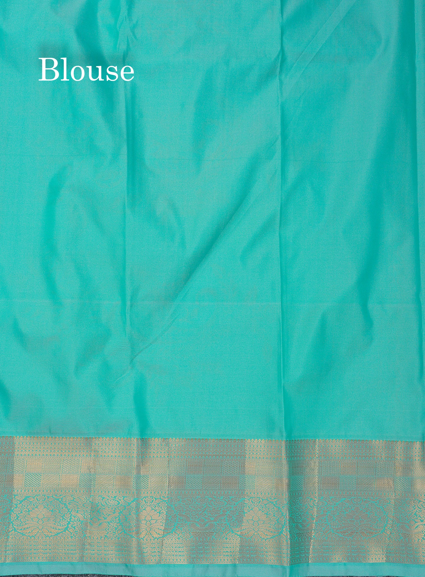 Beautiful Navy Blue Bridal Semi Silk Saree With Contrast Sapphire Green Border