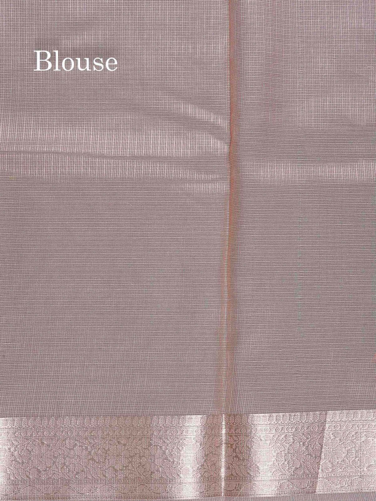 Kota Silk Saree - Light Peach Colour Body Embroidery Work With Fancy Border