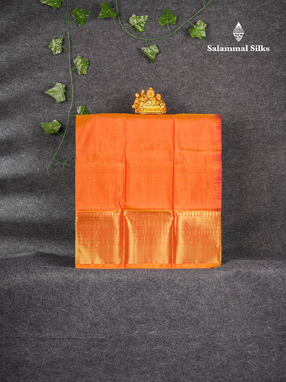 Pure Silk Pattu Pavadai ( Dark Maroon ) With Mustard Yellow Blouse 27"