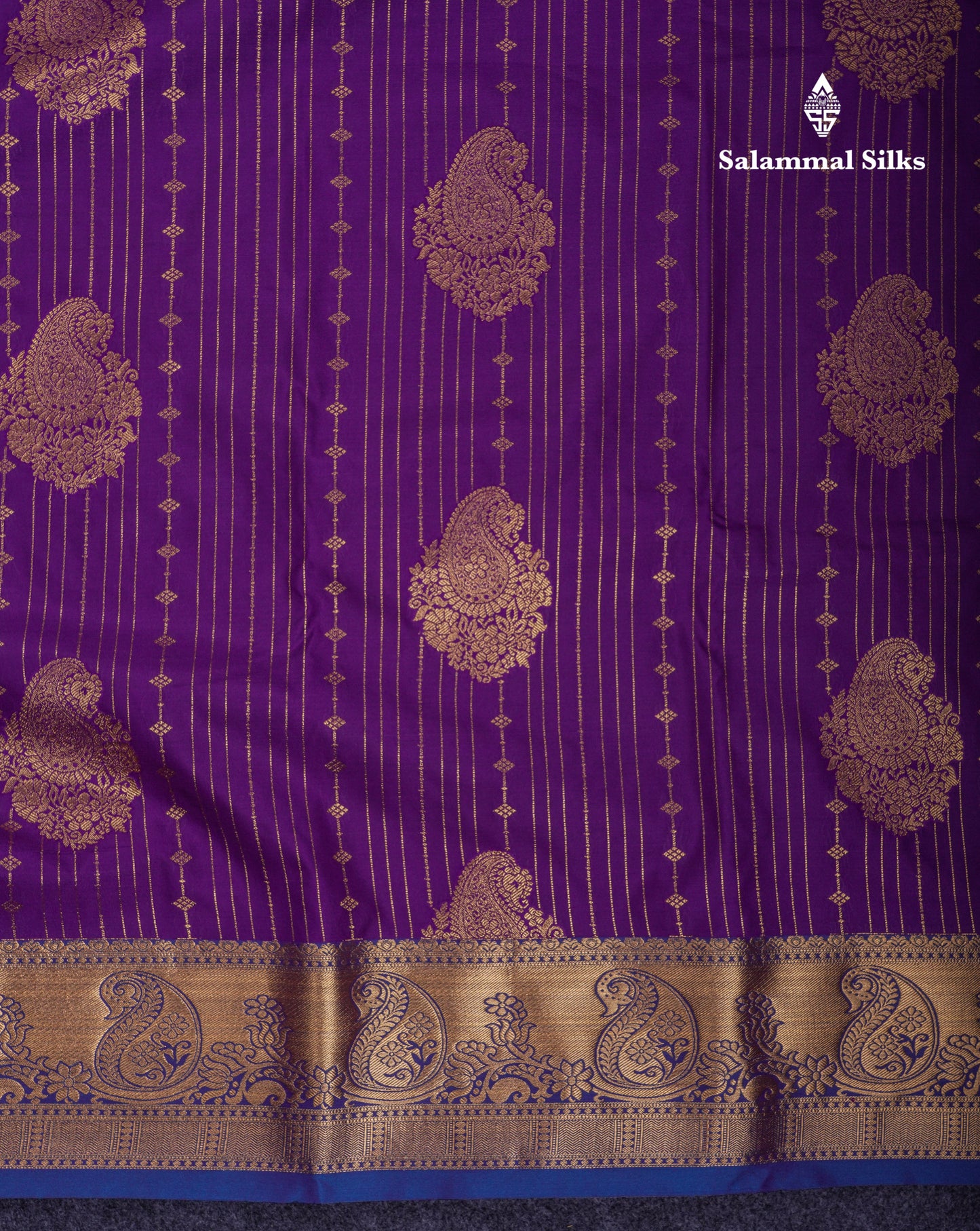 Beautiful Yellow Semi Silk Saree With Contrast Sapphire Green Blouse