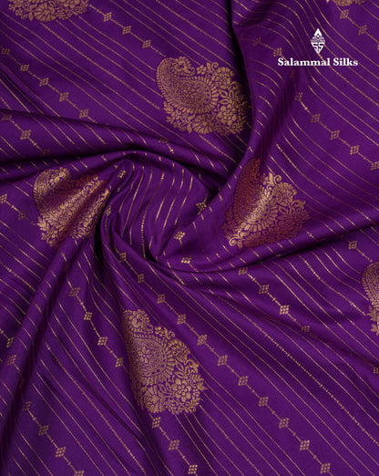 Beautiful Yellow Semi Silk Saree With Contrast Sapphire Green Blouse