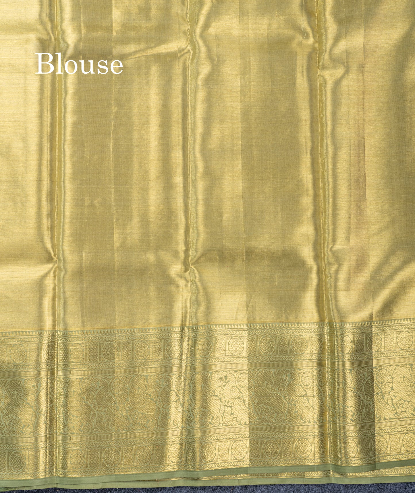 Light Elaichi Green Tissue Bridal Pure Kanjivaram Silk Saree With Contrast Light Green Traditional Evening Morning Border