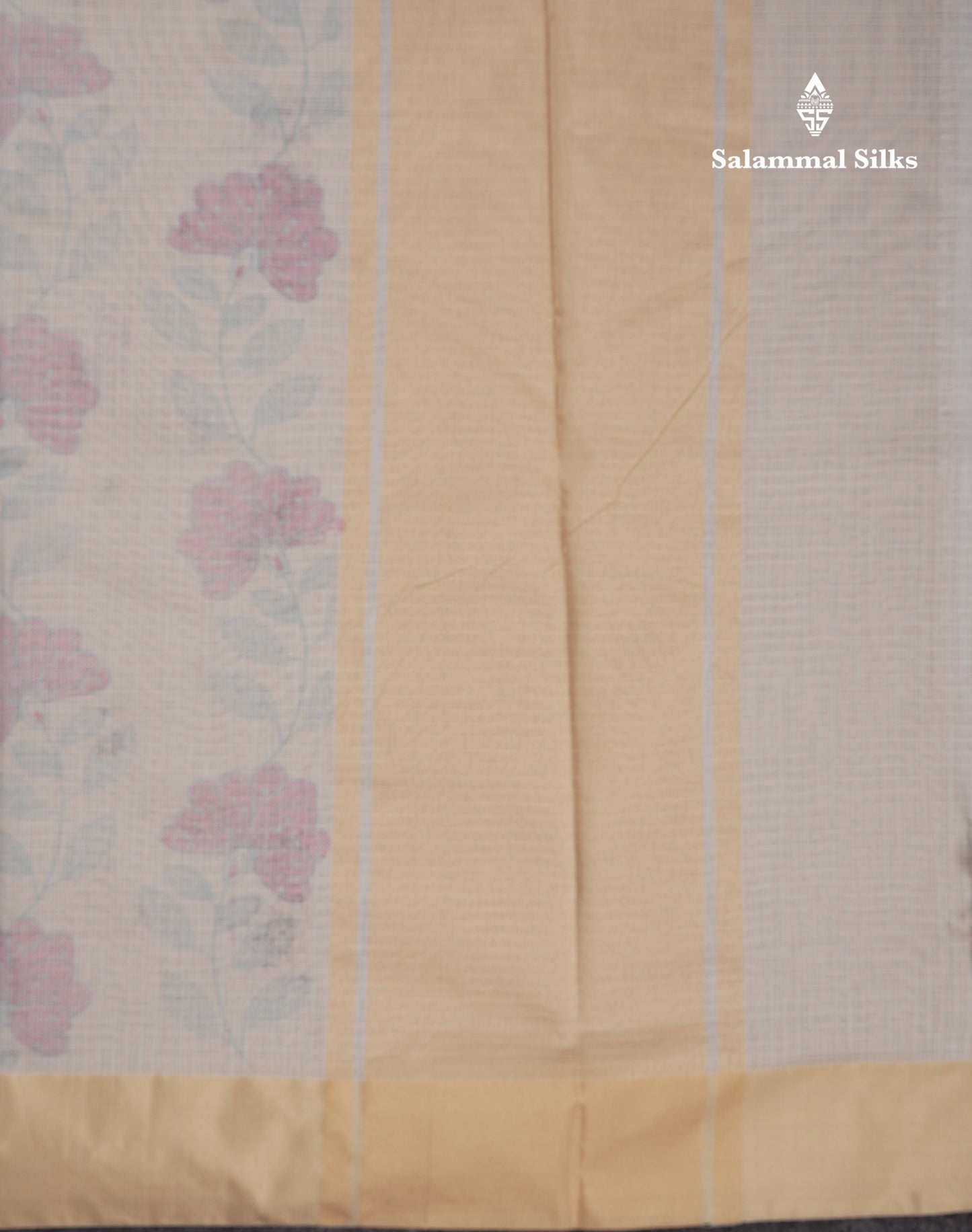 Beautiful Pastel Blue Kota Cotton Fancy Saree With Contrast Sandal Plain Border