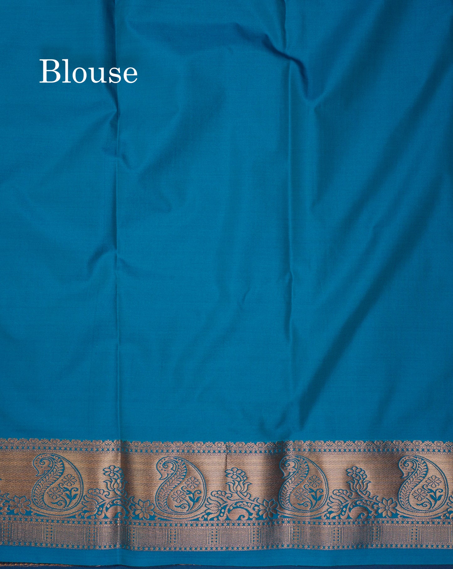 Beautiful Yellow Semi Silk Saree With Contrast Sapphire Green Blouse