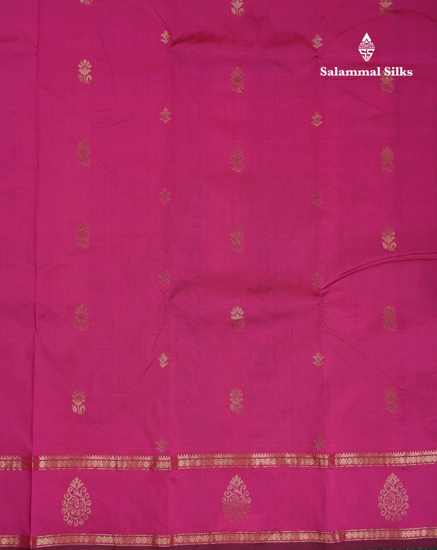 Beautiful Grey Semi Silk Saree With Tarditional Rettapet Border