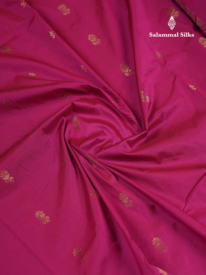 Beautiful Grey Semi Silk Saree With Tarditional Rettapet Border