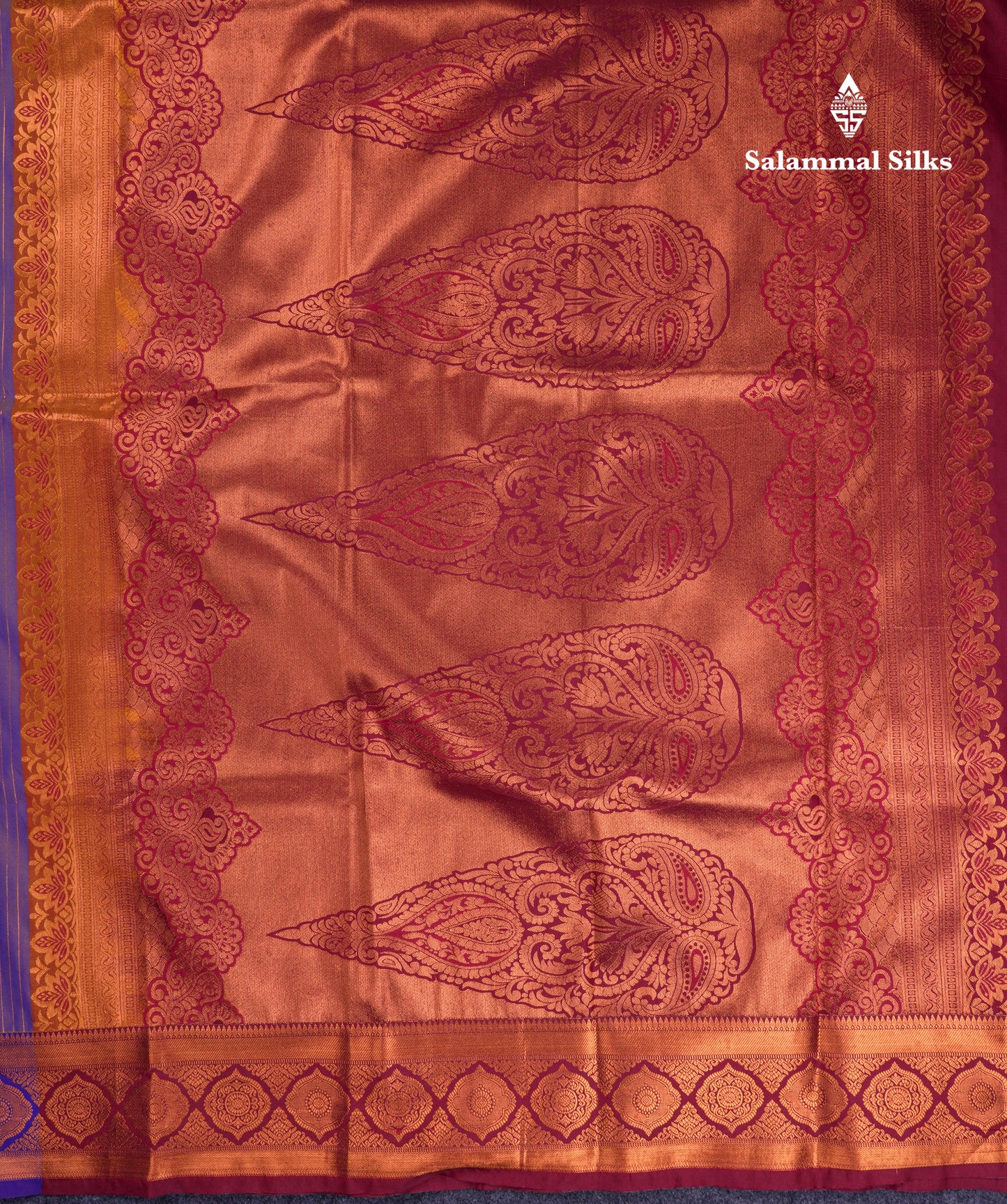 Beautiful Yellow Semi Silk Saree With Contrast Sapphire Green Blouse