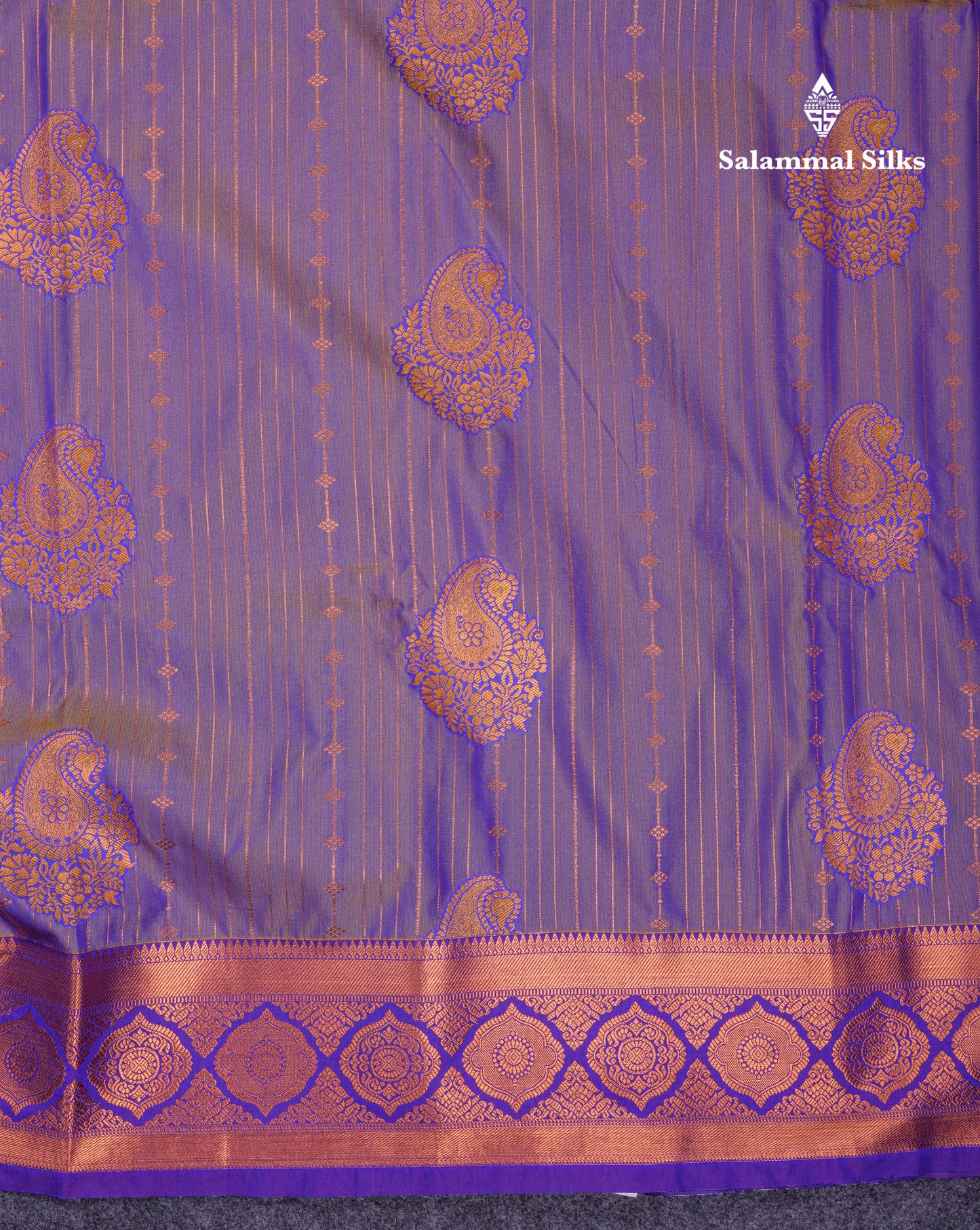 Beautiful Yellow Semi Silk Saree With Contrast Sapphire Green Blouse