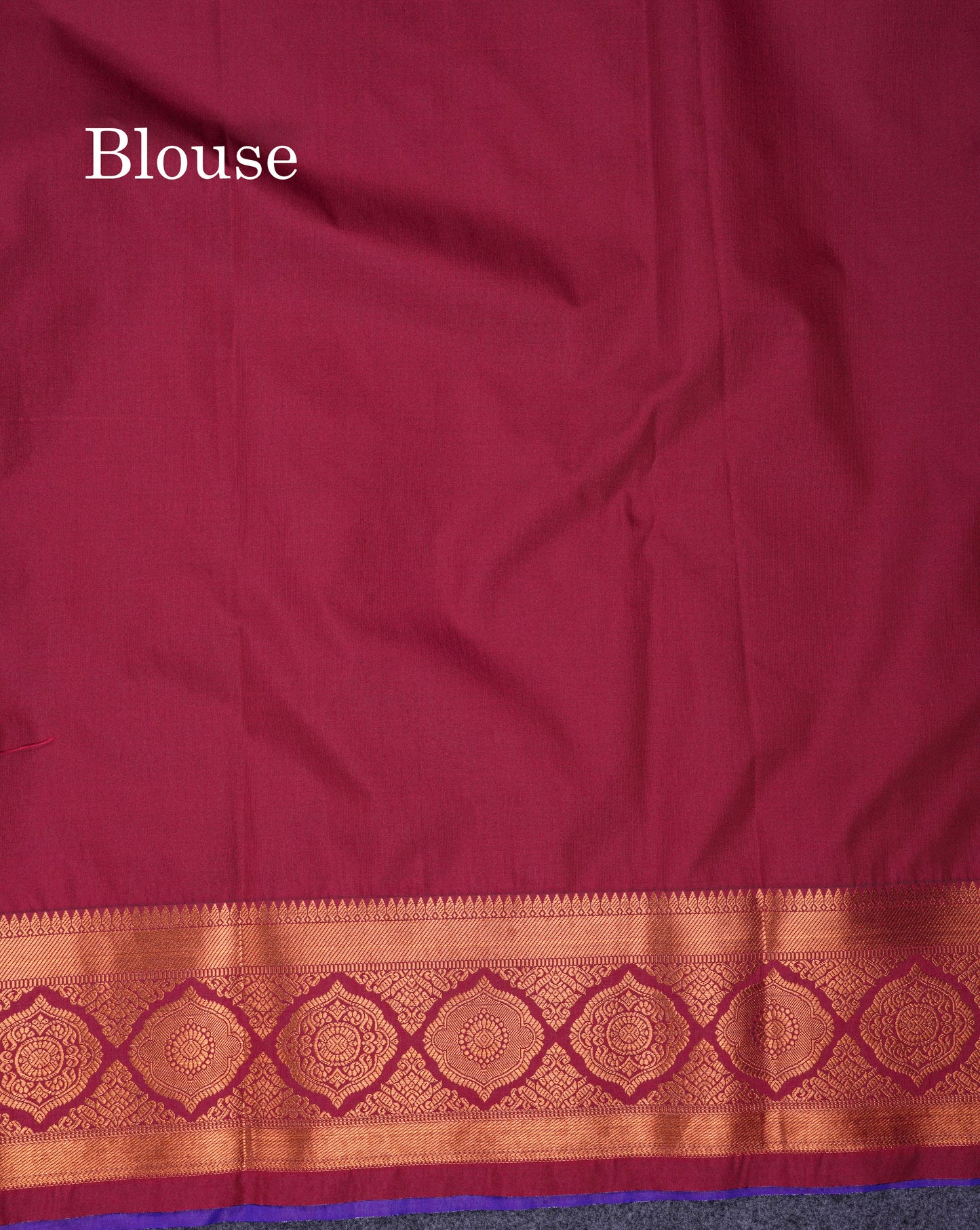 Beautiful Yellow Semi Silk Saree With Contrast Sapphire Green Blouse