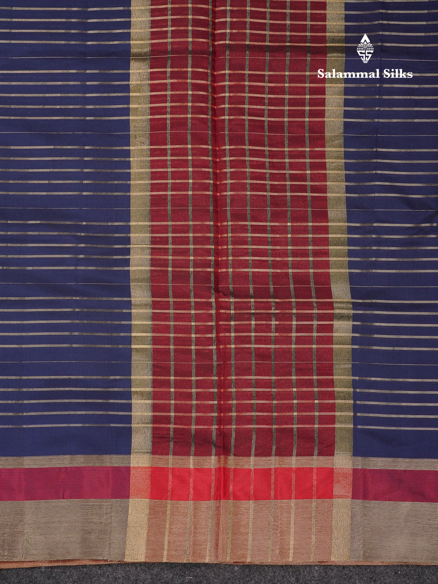 Beautiful Chilly Red Semi Tussar Fancy Saree With Contrast Dual Tone Bottle Green Blouse