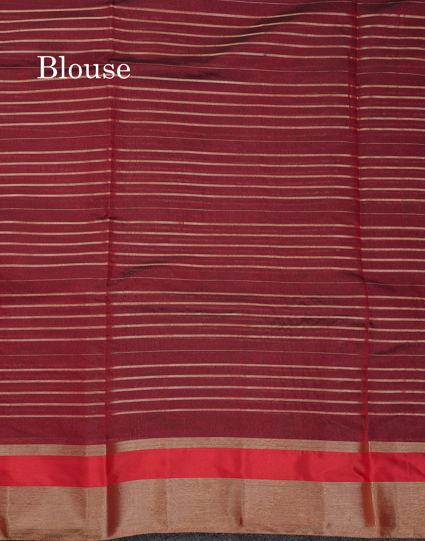 Beautiful Chilly Red Semi Tussar Fancy Saree With Contrast Dual Tone Bottle Green Blouse