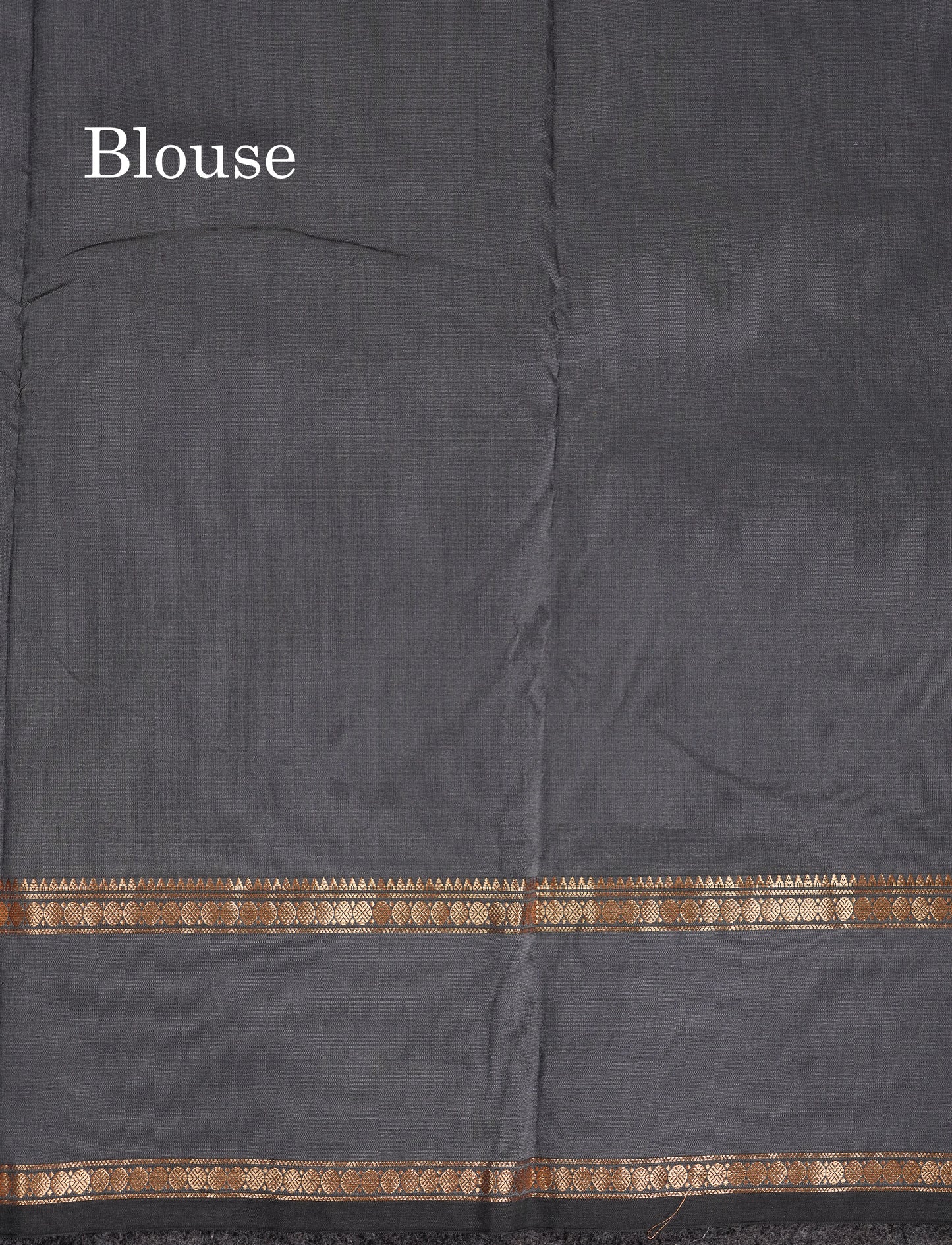 Beautiful Grey Semi Silk Saree With Tarditional Rettapet Border