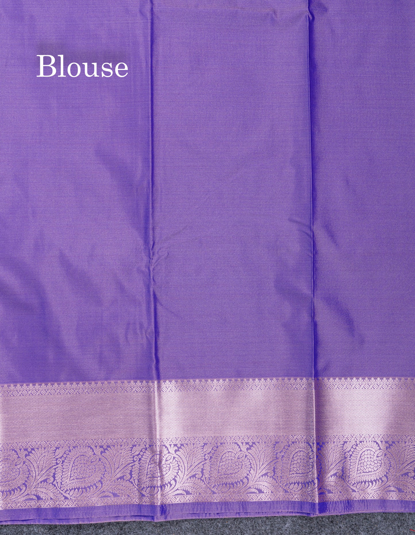Beautiful Brown Menakari Work Semi Silk Saree With Contrast Grey Border