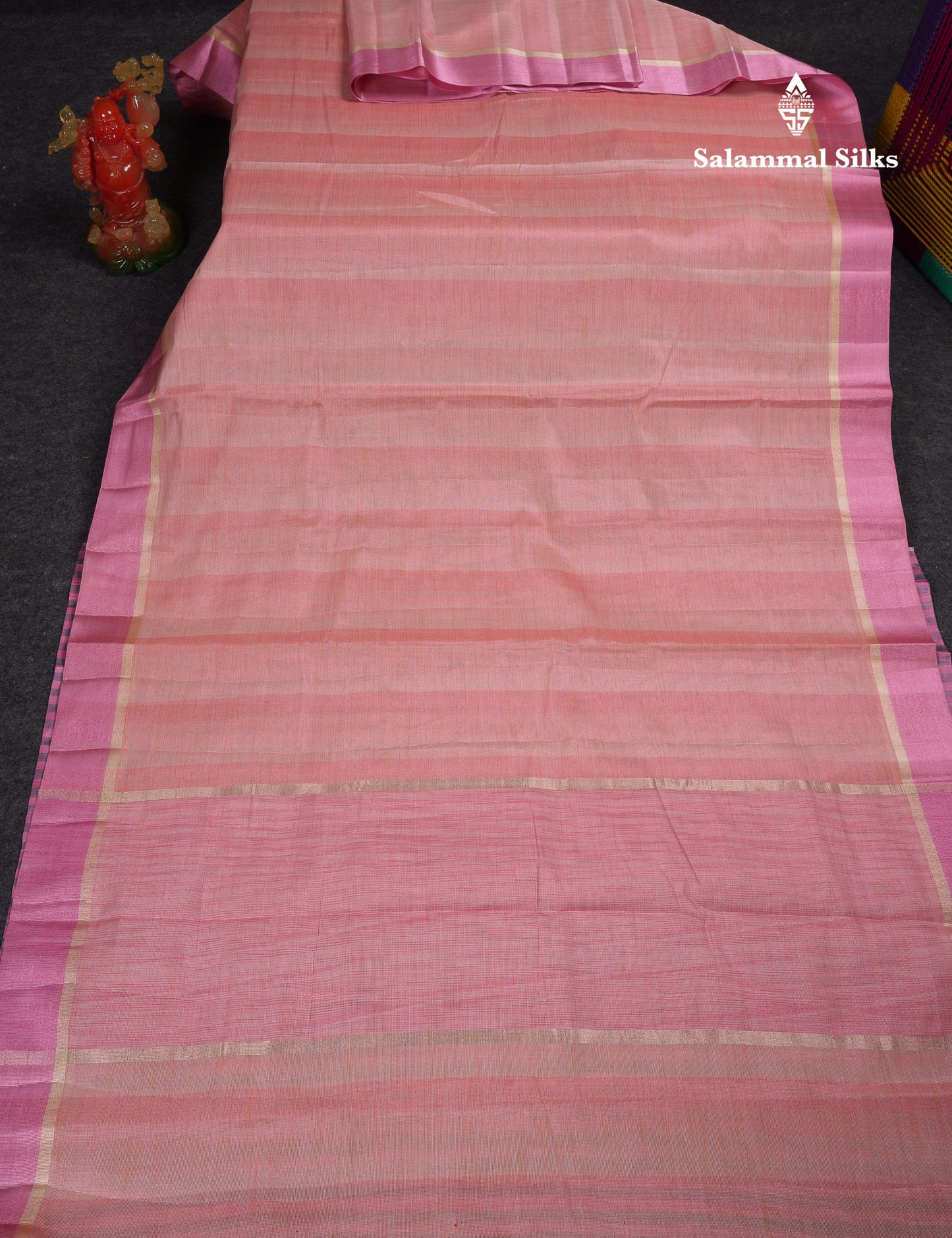 Beautiful Sea Blue Semi Tussar Fancy Saree With Contrast Sky Blue Border