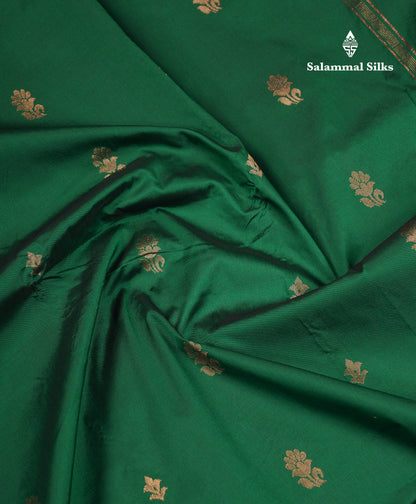 Beautiful Grey Semi Silk Saree With Tarditional Rettapet Border