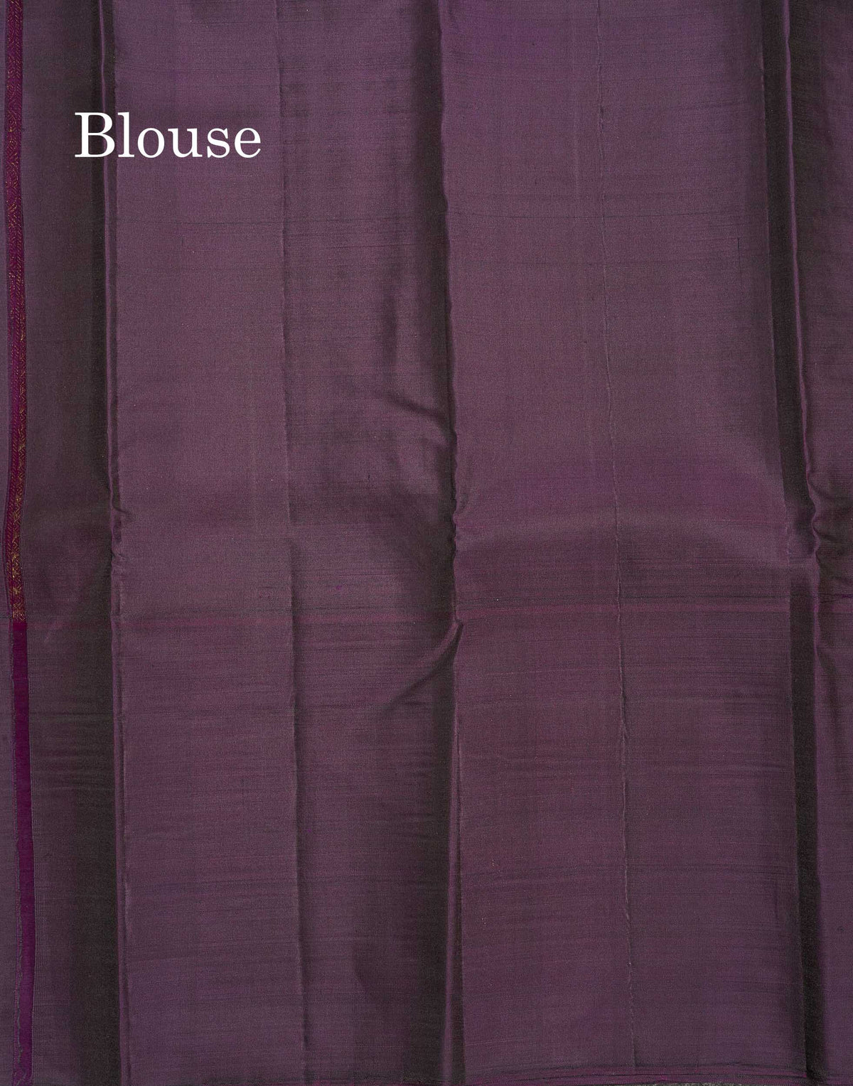 Pure Kanjivaram Silk Saree - Bottle Green Colour Body With Zari Butta & Deep Purple Border