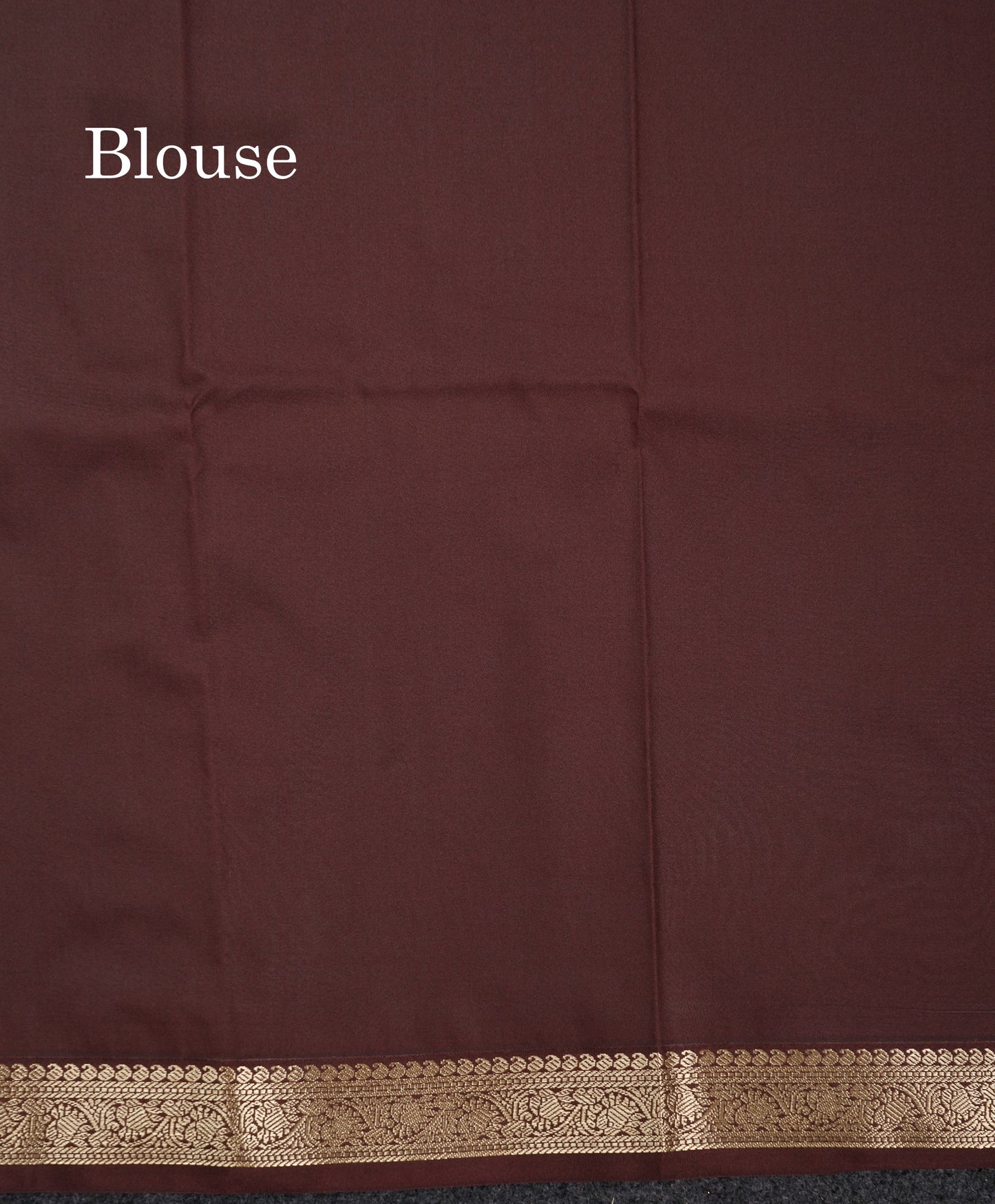Beautiful Dual Tone Sapphire Green Semi Silk Saree With Contrast Brown Small Traditional Border