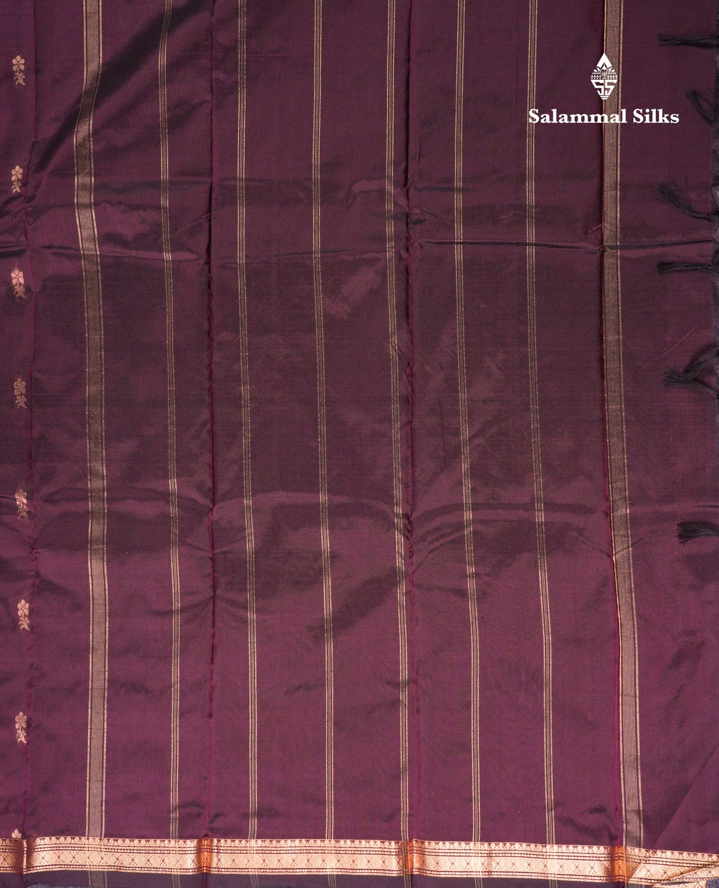 Beautiful Bottle Green Semi Silk Saree With Traditional Small Border