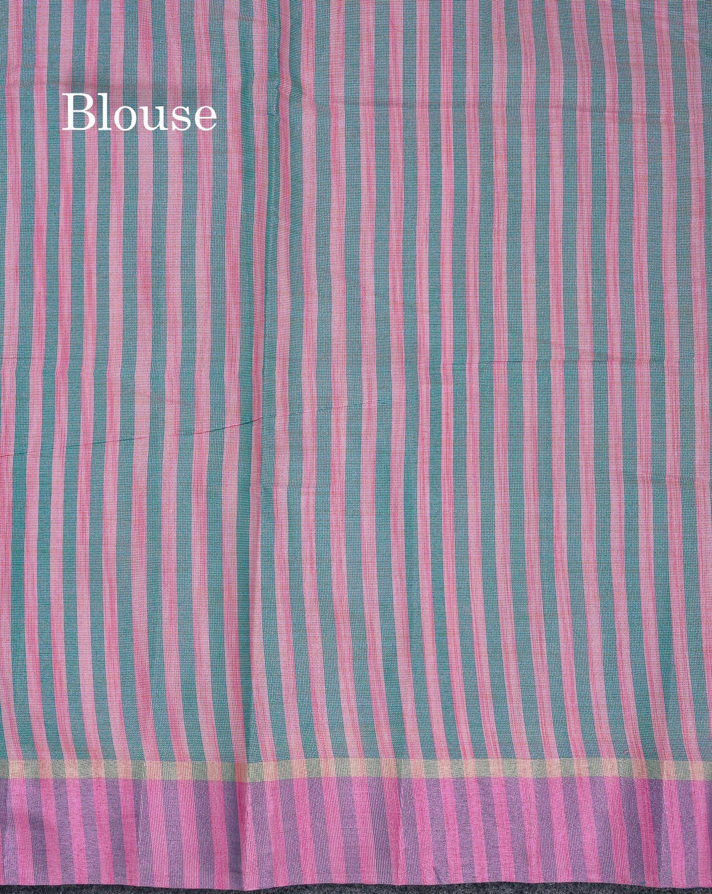 Beautiful Sea Blue Semi Tussar Fancy Saree With Contrast Sky Blue Border