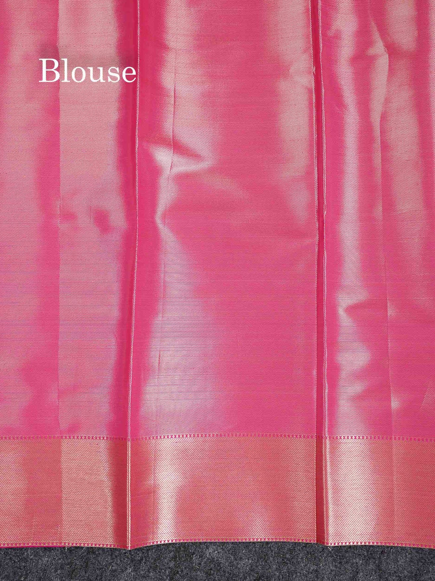 Tissue Saree - Baby Pink Printed Jyothika Celebrity Saree Along With Contrast Pink Blouse