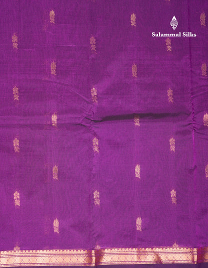 Beautiful Bottle Green Semi Silk Saree With Traditional Small Border