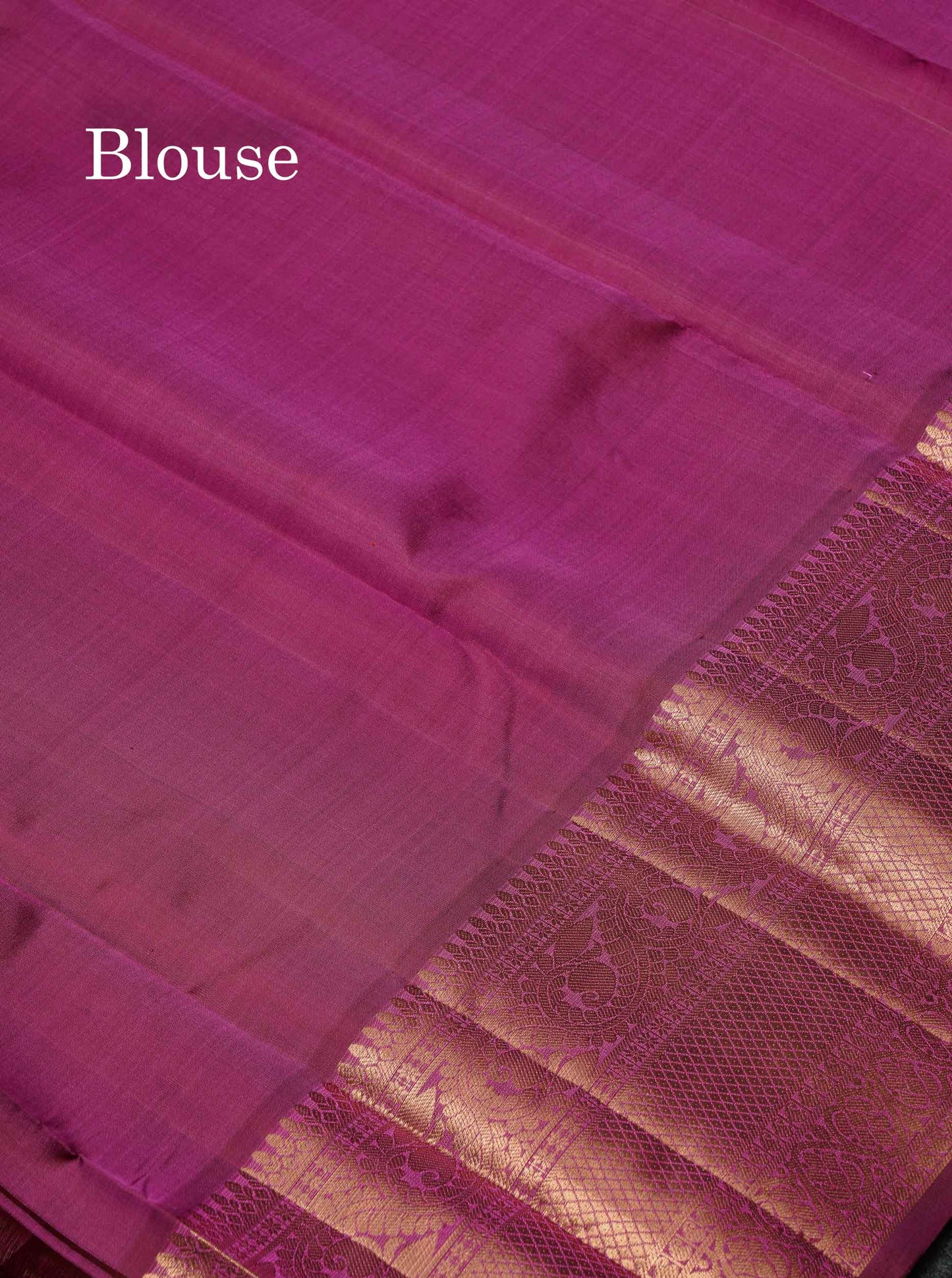 Beautiful Light Pink Menakari Work Pure Kanjivaram Silk Saree With Contrast Magenta Traditional Evening Morning Border