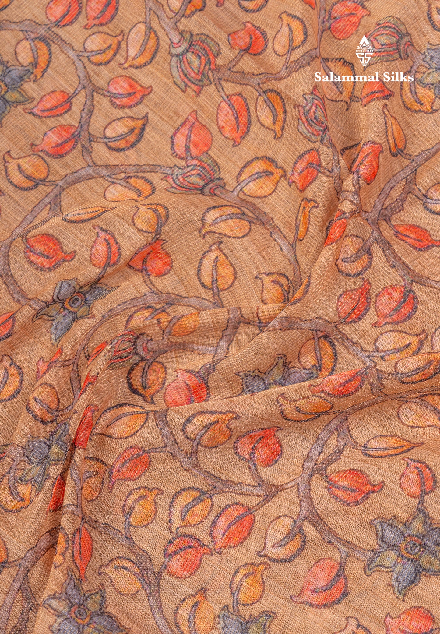 Beautiful Grey Fancy Kota Mix Tissue Saree With Contrast Elaichi Green Blouse