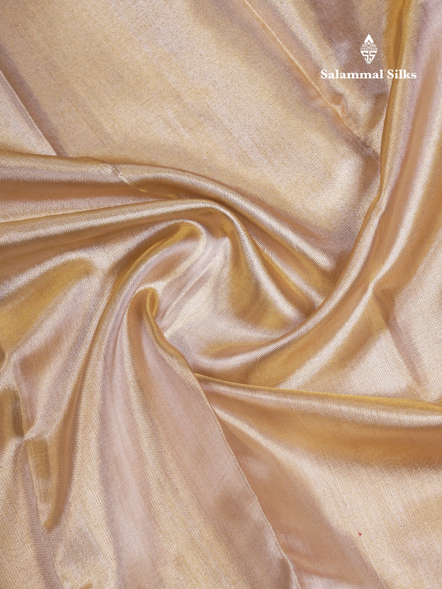 Beautiful Gold Plain Tissue Bridal Pure Kanjivaram Silk Saree With Contrast Chilly Red Traditional Evening Morning Border