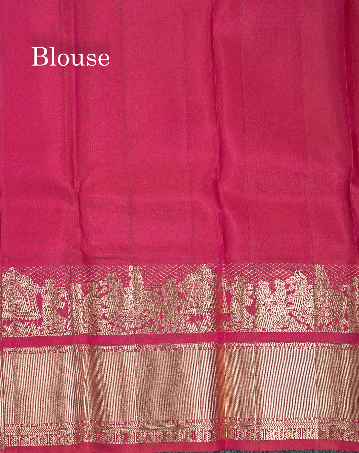 Beautiful Black Plain Pure Kanjivaram Silk Saree with Traditional Pallakku Border