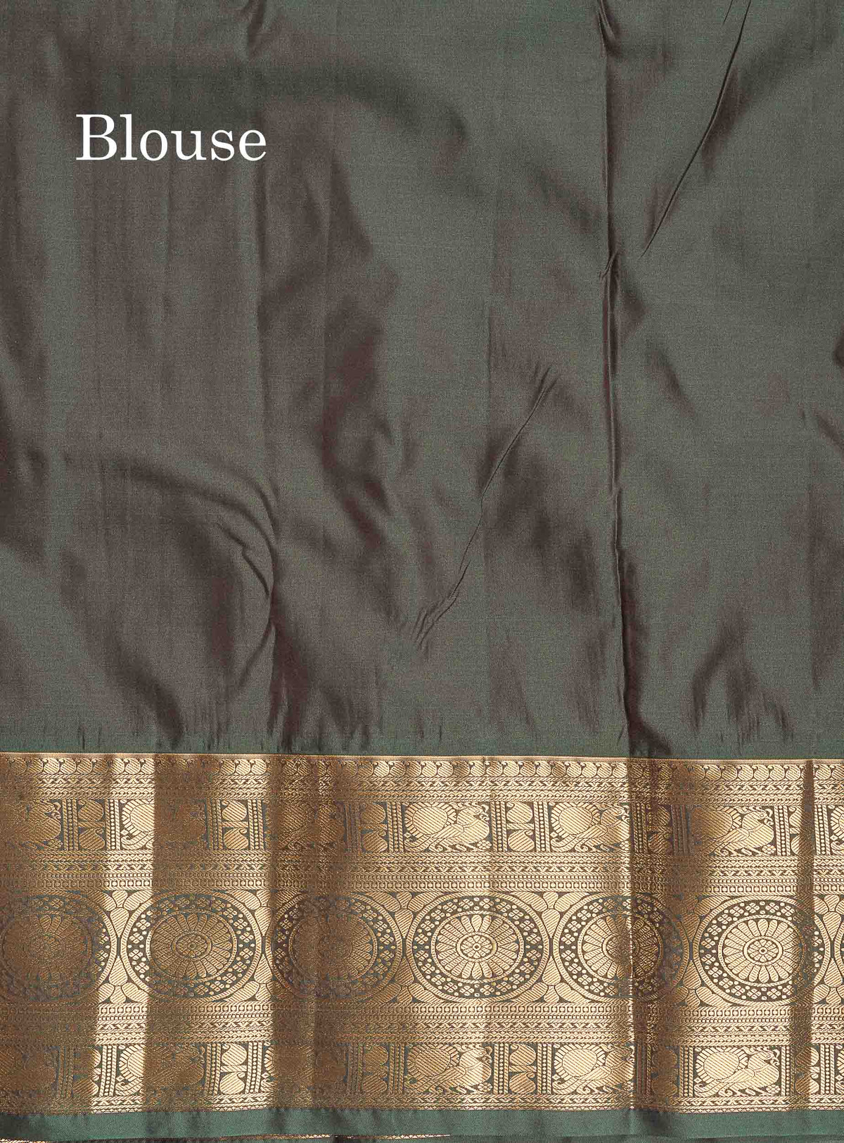 Semi Silk Saree - Green Colour Body Small Checks With Butta & Contrast Maroon Border