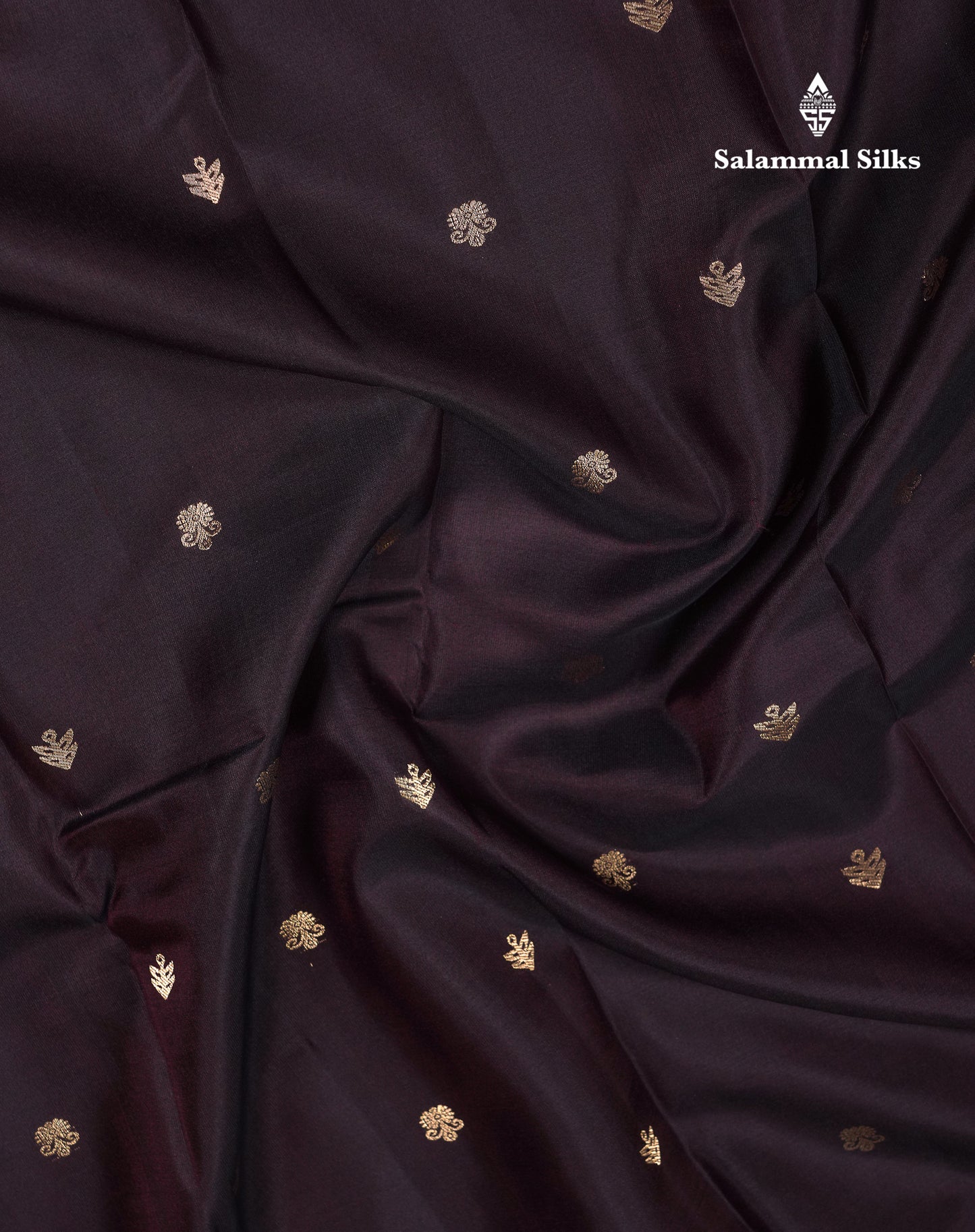 Beautiful Dark Brown Pure Kanjivaram Silk Saree With Traditional Pallaku Border