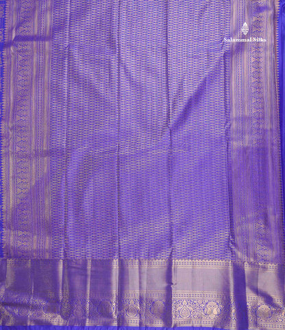 Semi Silk Saree - Sapphire Green Colour Body With Traditional Evening Morning Border