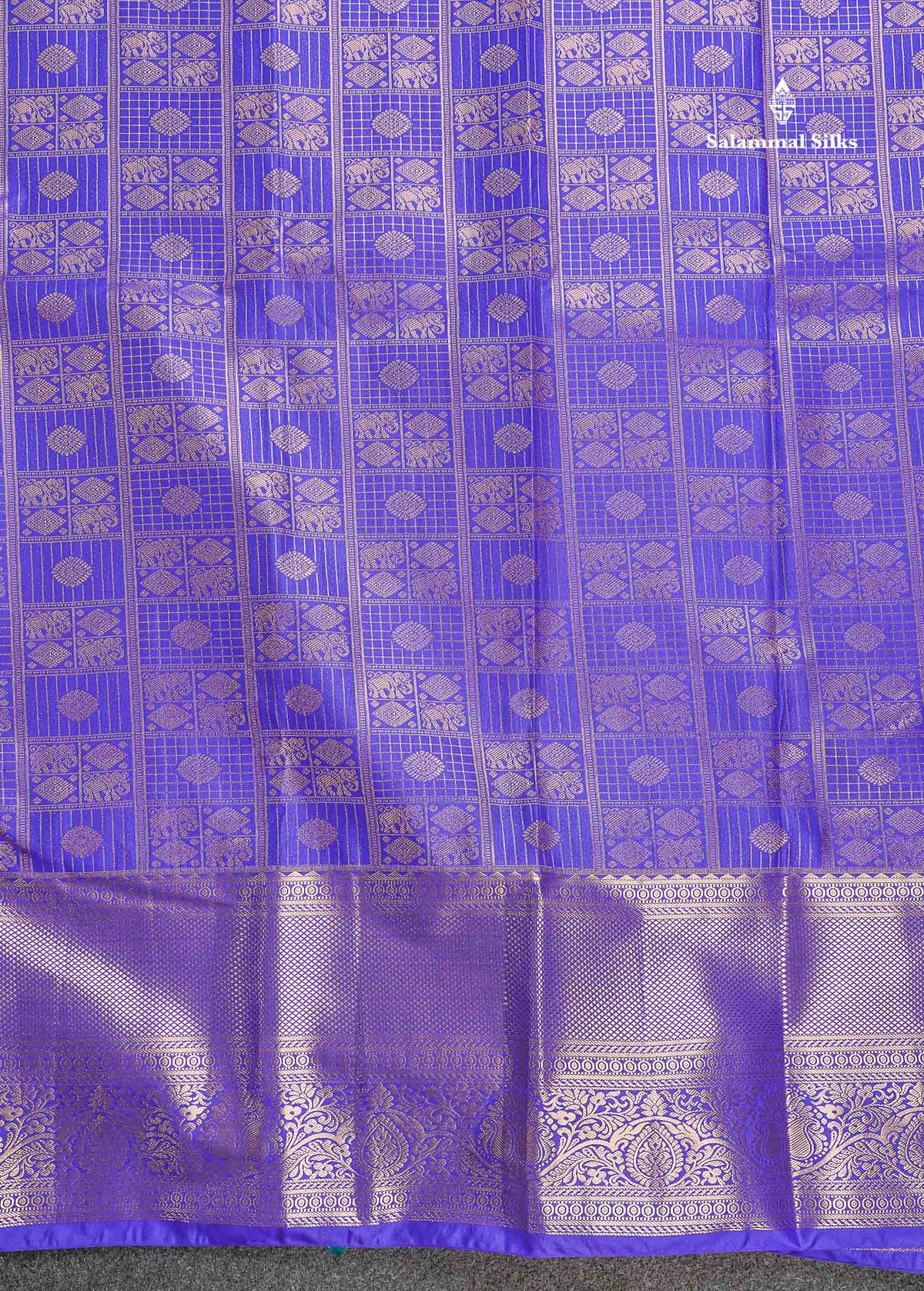 Semi Silk Saree - Sapphire Green Colour Body With Traditional Evening Morning Border