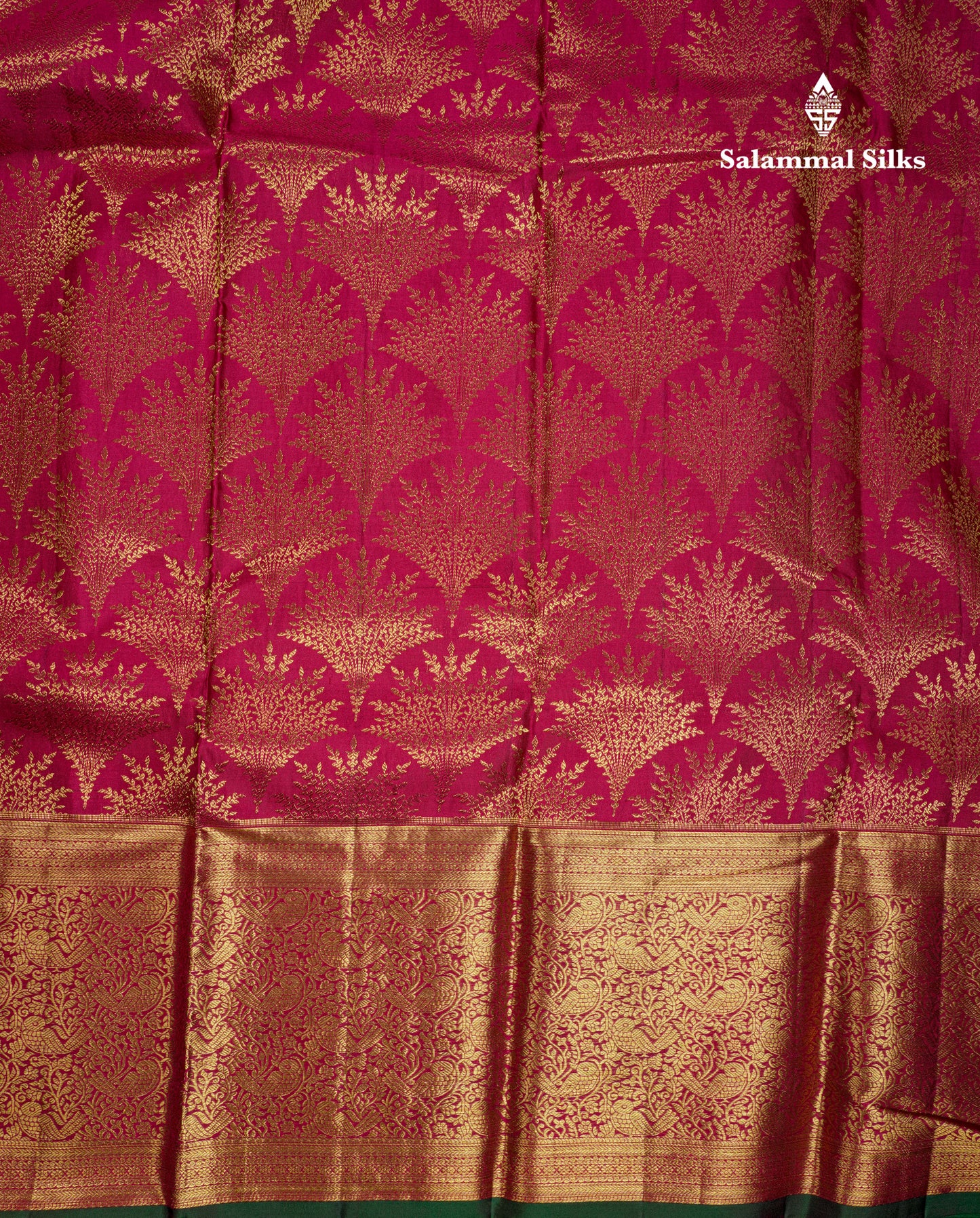 Beautiful Dual Tone Maroon Bridal Pure Kanjivaram Silk Saree With Traditional Evening Morning Border