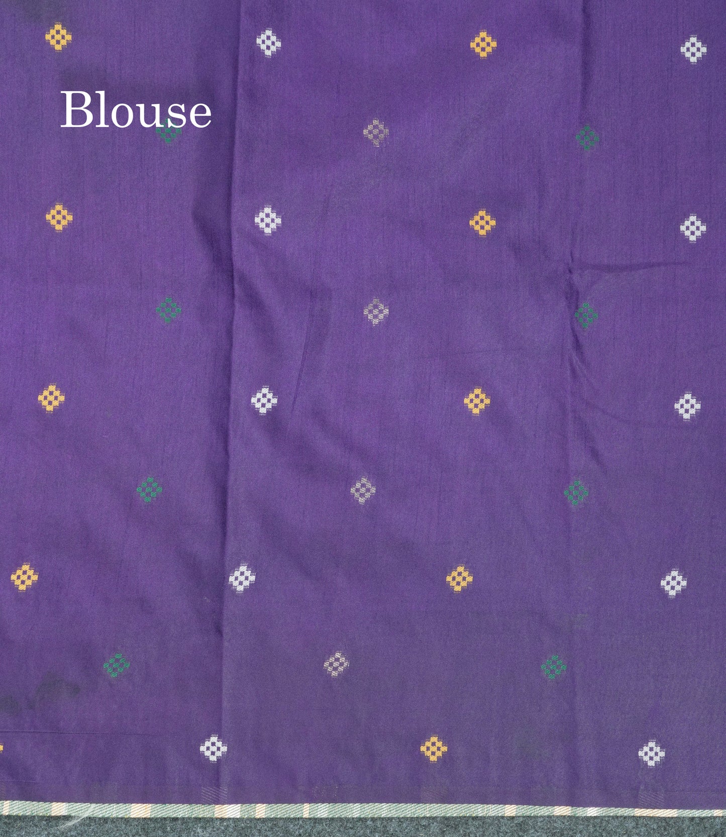 Brown Colour Plain Semi Dola Silk With Ajirah Print Border