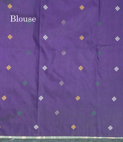 Brown Colour Plain Semi Dola Silk With Ajirah Print Border