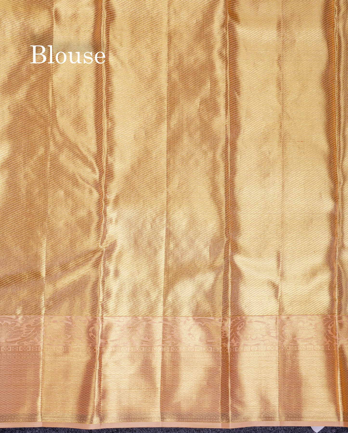 Beautiful Sandal Tissue Bridal Pure Kanjivaram Silk Saree With Traditional Border