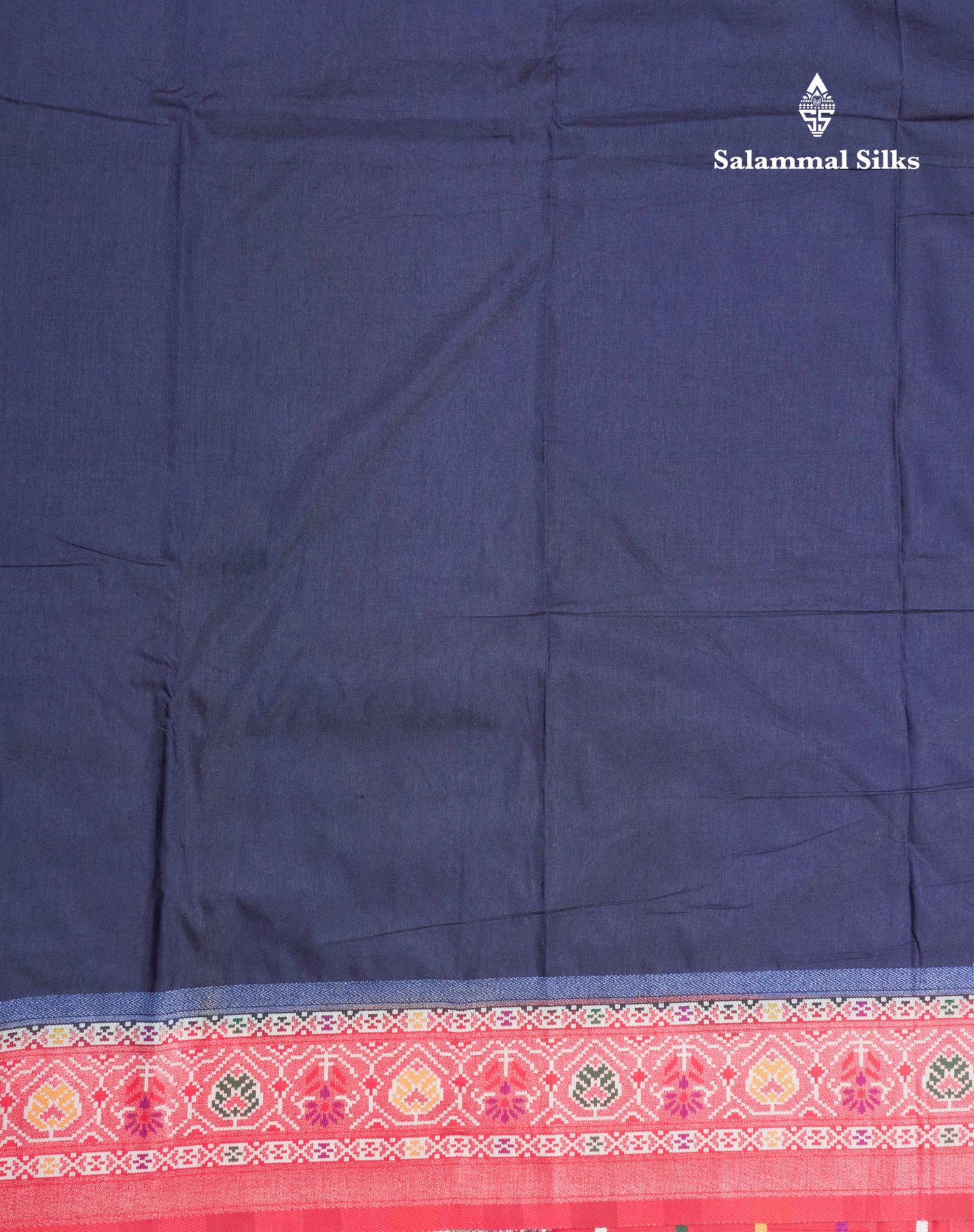 Brown Colour Plain Semi Dola Silk With Ajirah Print Border