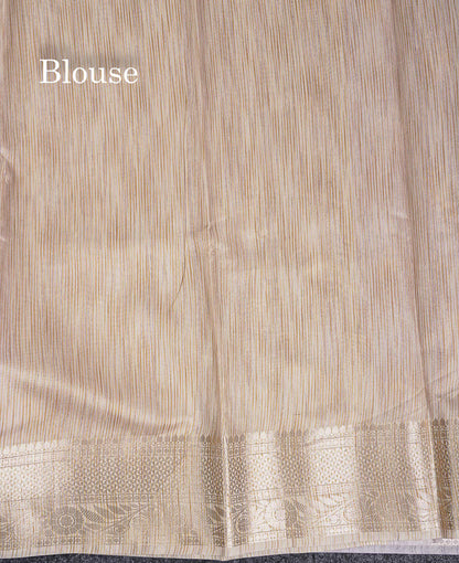 Cotton Mix Saree -  Light Lavender  Embroidery Work Along With Fancy Border