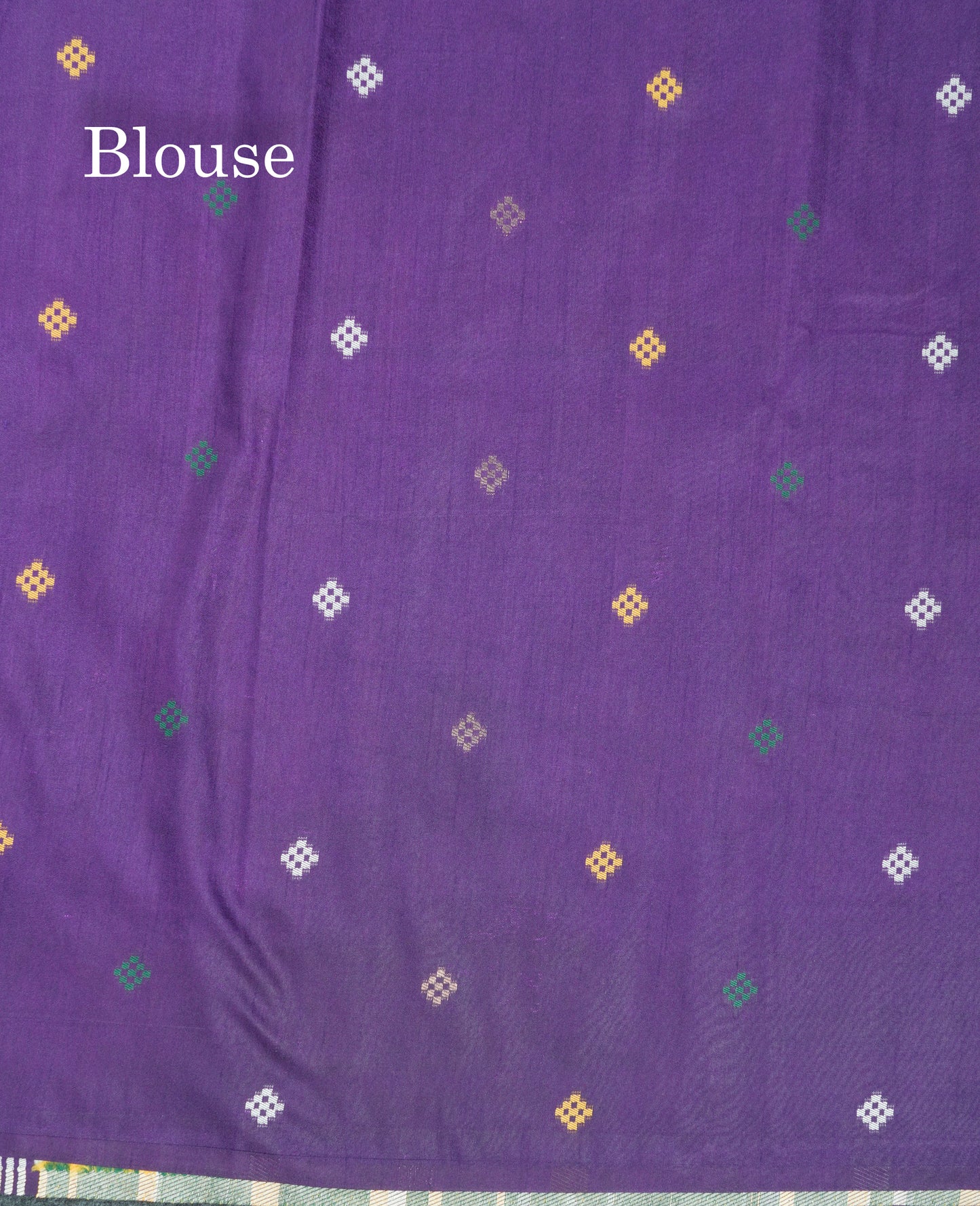 Brown Colour Plain Semi Dola Silk With Ajirah Print Border