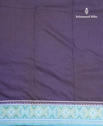Brown Colour Plain Semi Dola Silk With Ajirah Print Border
