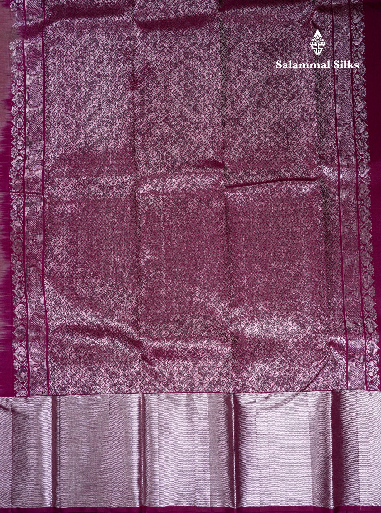 Beautiful Light Chocolate Bridal Pure Kanjivaram Silk Saree With Contrast Wine Blouse