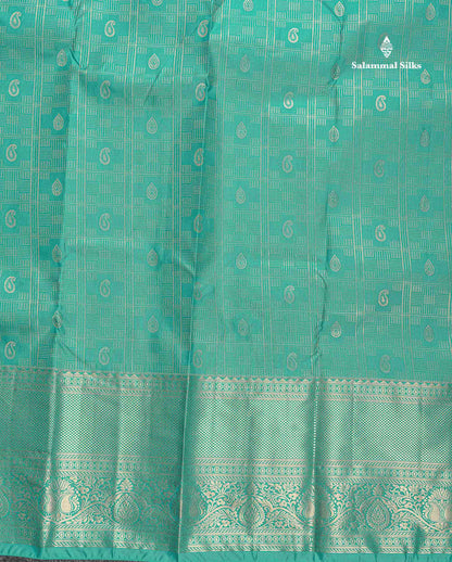 Semi Silk Saree - Wine Purple Colour Body With Traditional Evening Morning Border