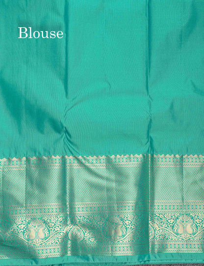 Semi Silk Saree - Wine Purple Colour Body With Traditional Evening Morning Border