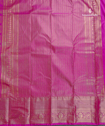 Semi Silk Saree - Wine Purple Colour Body With Traditional Evening Morning Border