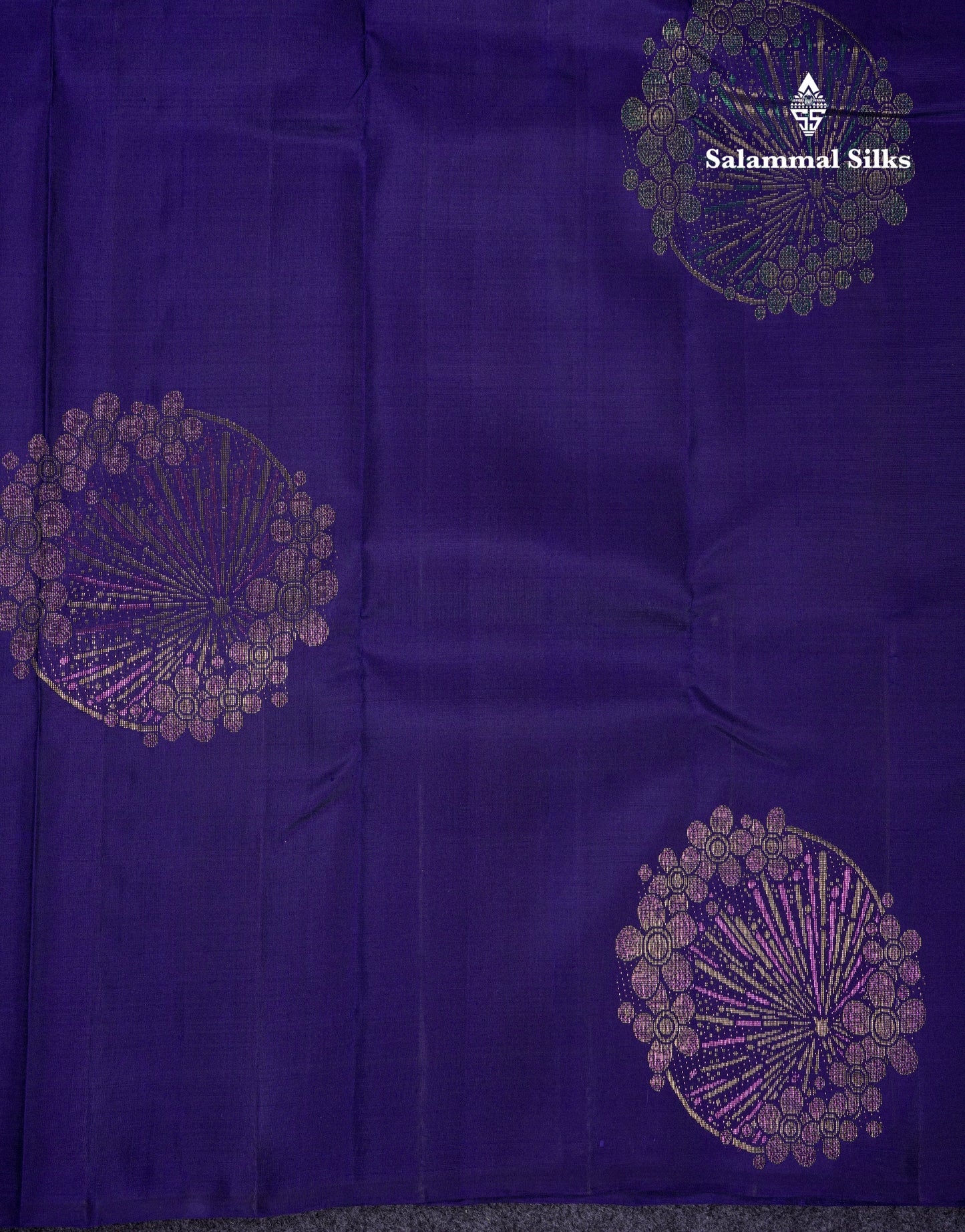 Beautiful Navy Blue Fancy Pure Kanjivaram Silk Saree With Contrast Pink Blouse