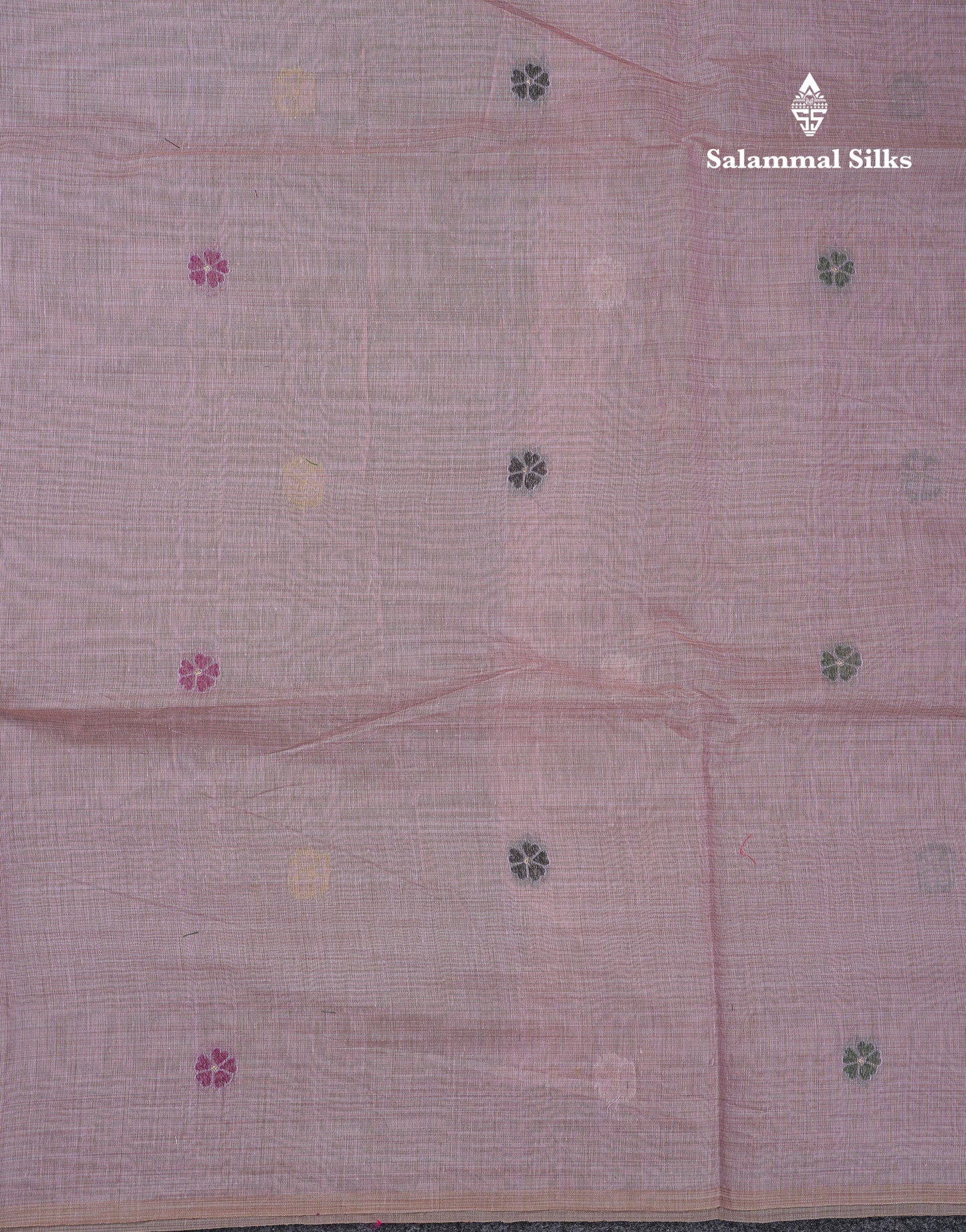 Beautiful Peach Menakari Work  Muga Cotton Saree With Contrast Chilly Red Blouse