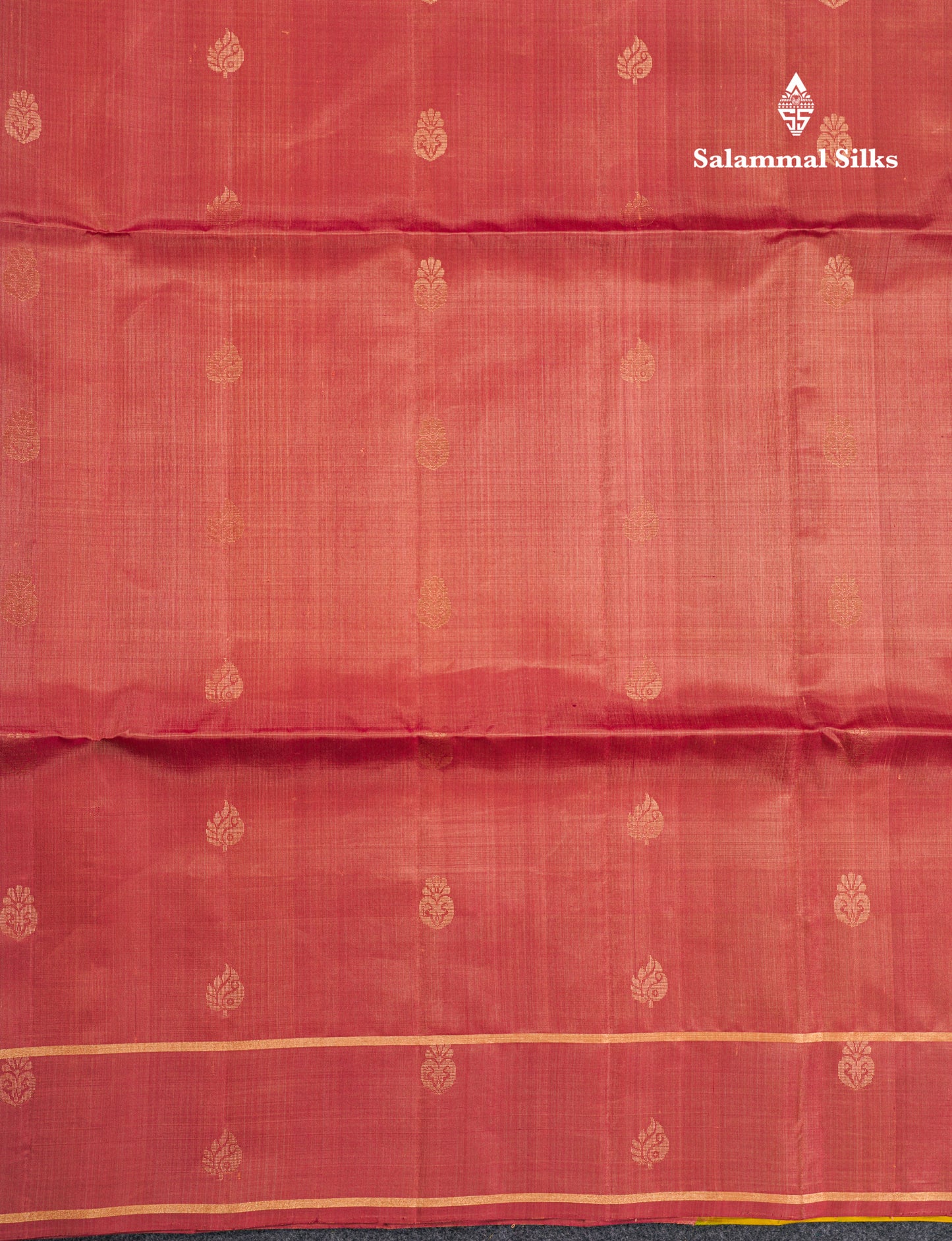 Beautiful Light Chocolate Pure Kanjivaram Soft Silk Saree With Contrast Manthulir Yellow Blouse