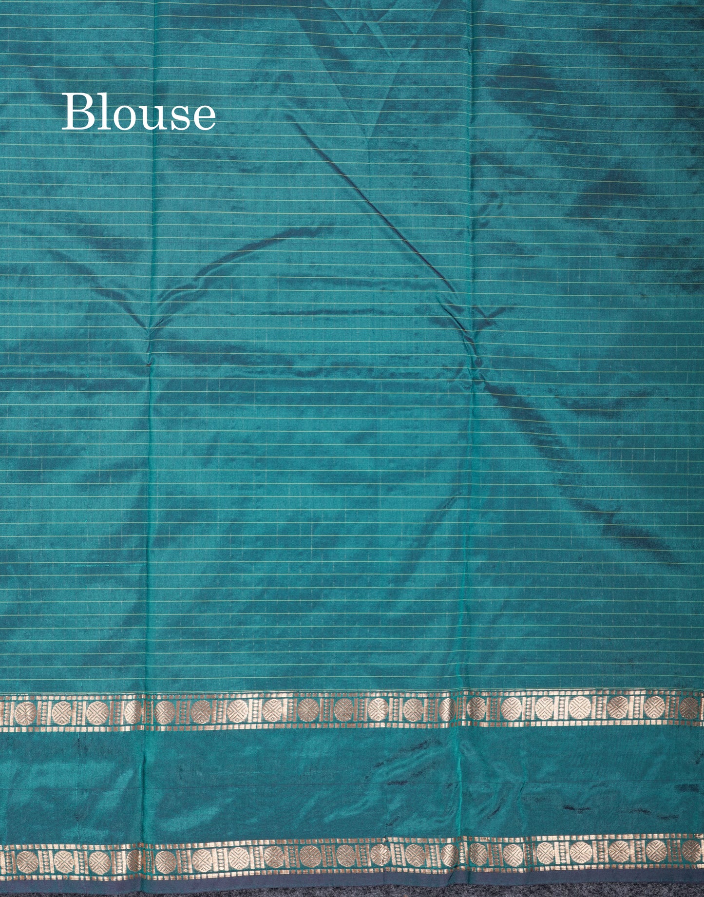 Light Weight Semi Silk Saree - Brown Checks With Butta With Traditional Rettapet Border