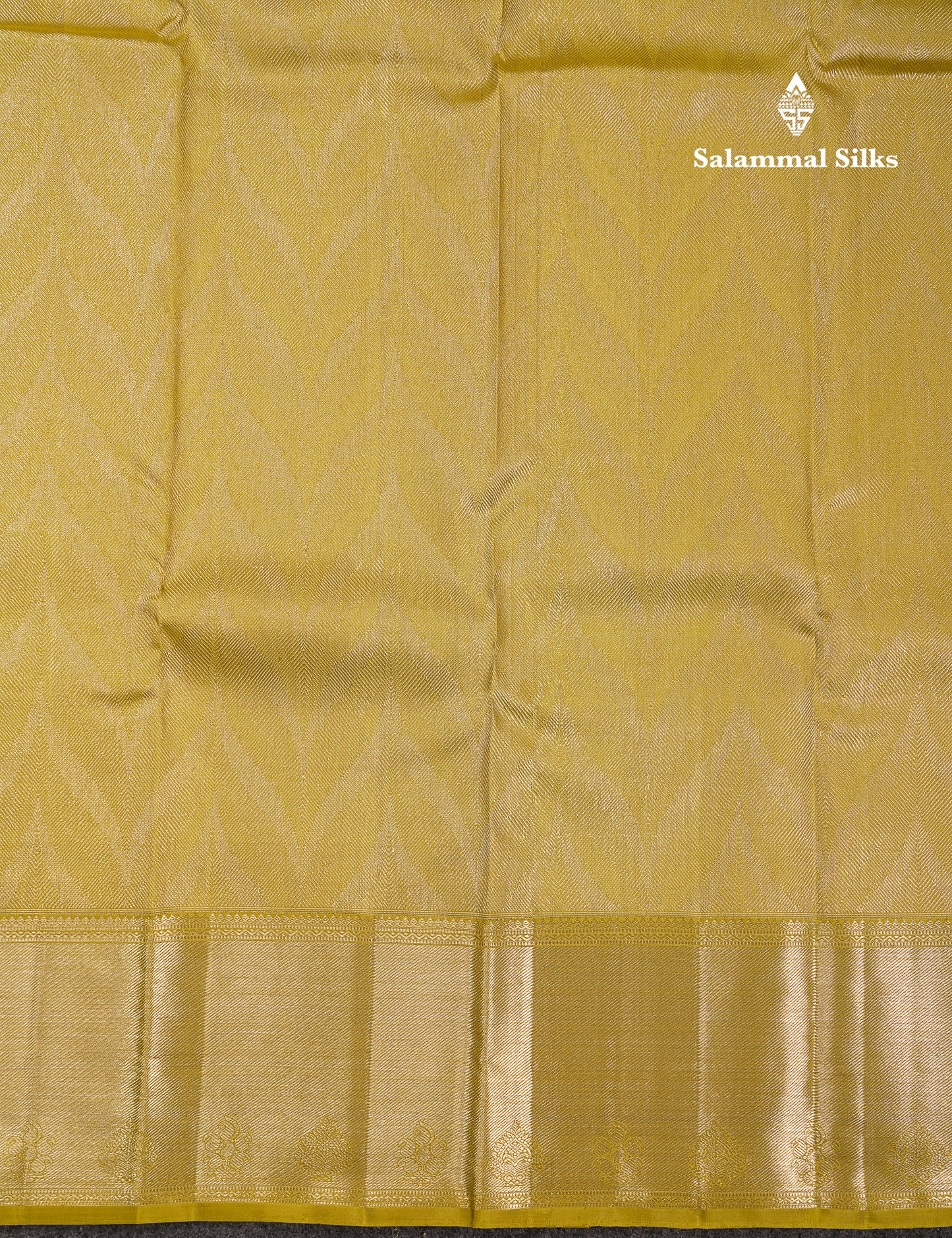 Beautiful Manthulir Yellow Bridal Pure Kanjivaram Silk Saree With Traditional Border